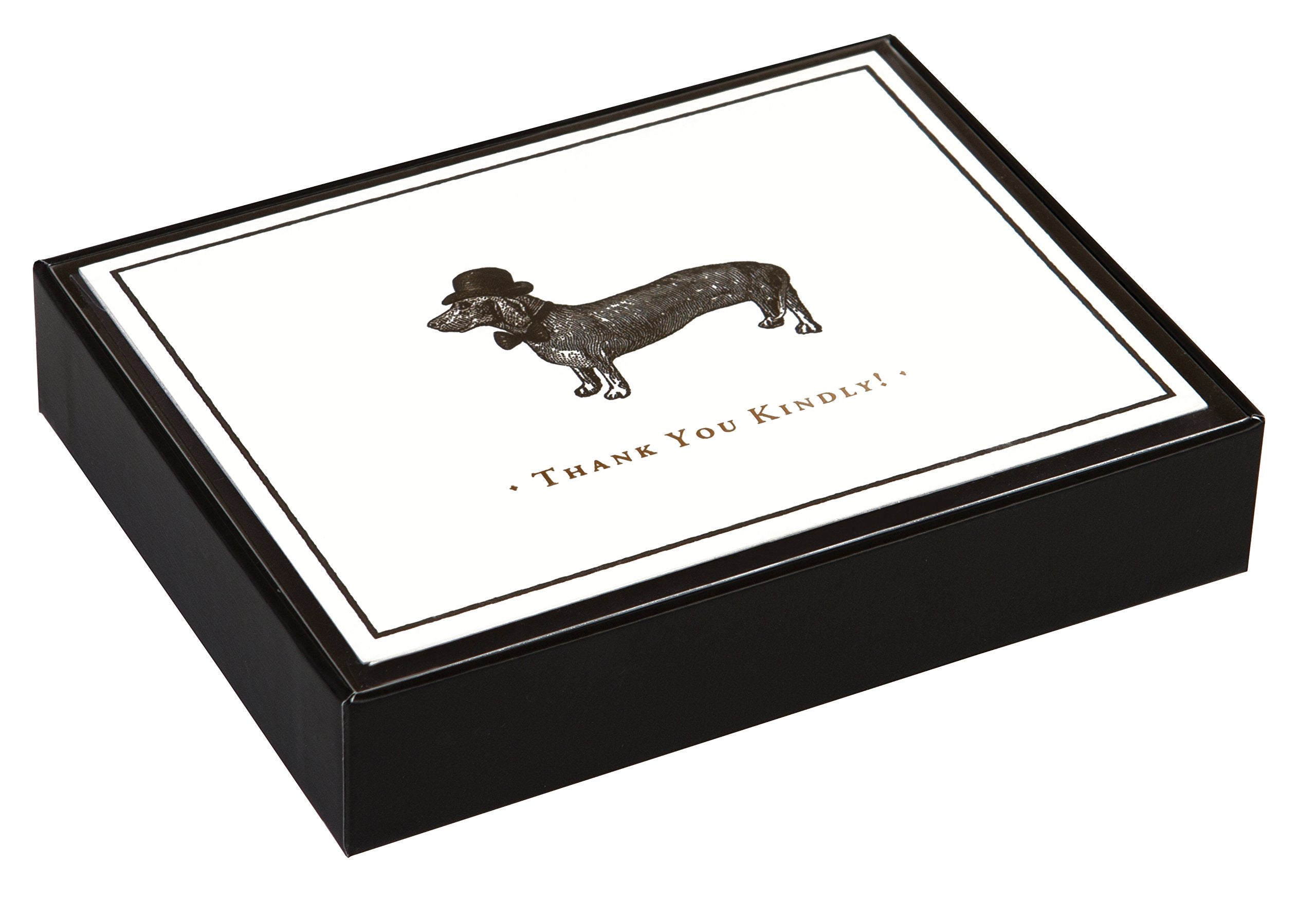 Alice Scott Vintage Prints Dapper Dachshund Luxe Thank You Notes