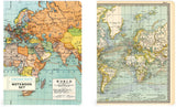 Notebook Set - Vintage Maps